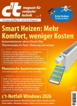 c’t Magazin – 9 Januar 2026