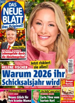 Das Neue Blatt – 23 Dezember 2025