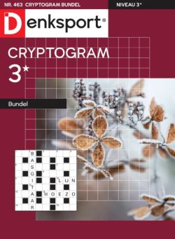Denksport Cryptogrammen 3 bundel – 8 Januari 2026