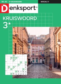 Denksport Kruiswoord 3 – 25 December 2025