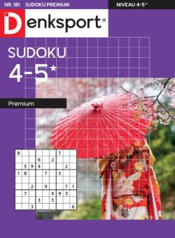 Denksport Sudoku 4-5 premium – 14 Januari 2026