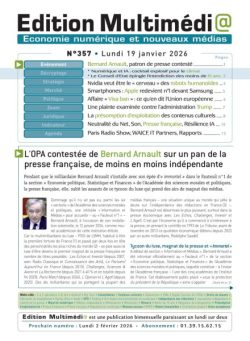 Edition Multimedia – 19 Janvier 2026