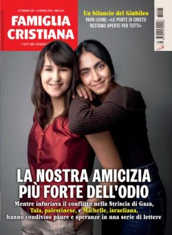 Famiglia Cristiana – 18 Gennaio 2026