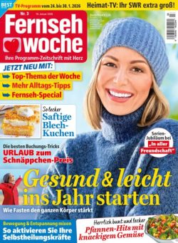 Fernsehwoche – 16 Januar 2026