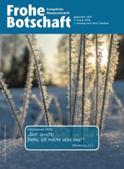 Frohe Botschaft – 4 Januar 2026