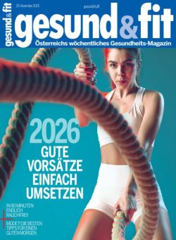 Gesund & Fit – 29 Dezember 2025