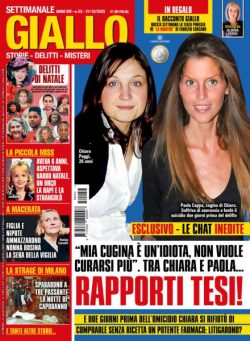 Giallo – 31 Dicembre 2025