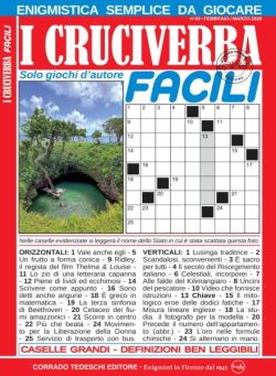 I Cruciverba Facili – Febbraio-Marzo 2026