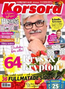 Korsord – 12 Januari 2026