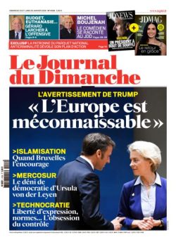 Le Journal du dimanche – 25 Janvier 2026
