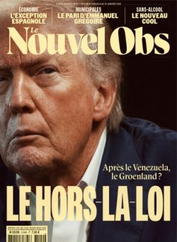 Le Nouvel Obs – 8 Janvier 2026