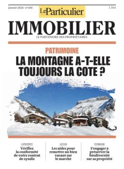Le Particulier Immobilier – Janvier 2026