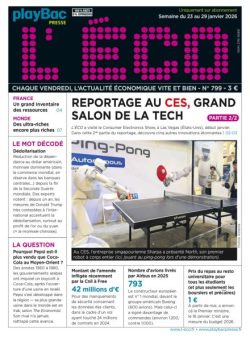 L’eCO – 23 Janvier 2026