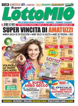 Lottomio del Giovedi – 27 Gennaio 2026