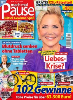 Mach mal Pause – 14 Januar 2026
