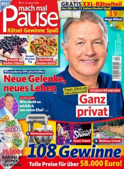 Mach mal Pause – 21 Januar 2026