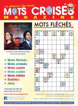 Mots Croises Magazine – 15 Janvier 2026