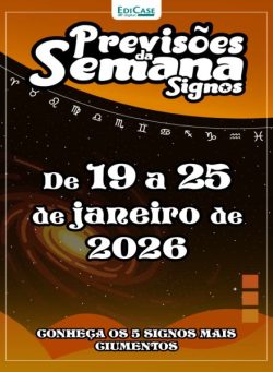 Previsoes da Semana – 19 Janeiro 2026