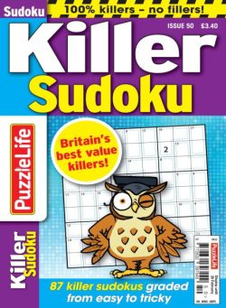 PuzzleLife Killer Sudoku – Issue 50 2026