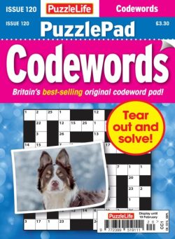 PuzzleLife PuzzlePad Codewords – January 2026