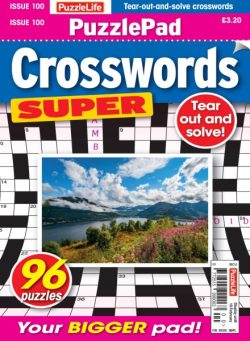 PuzzleLife PuzzlePad Crosswords Super – January 2026