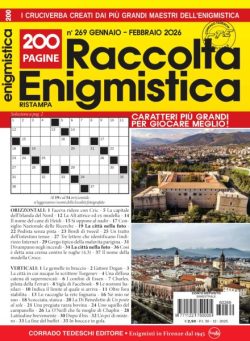 Raccolta Enigmistica – Gennaio-Febbraio 2026