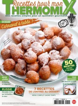 Recettes pour mon Thermomix – Janvier-Fevrier 2026