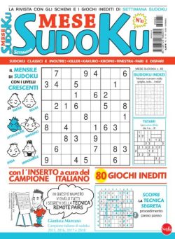 Settimana Sudoku Mese – Gennaio 2026
