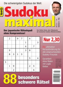 Sudoku Maximal – Nr 1 2026