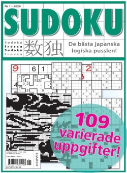 SudokuFrossa – Januari 2026