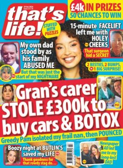 that’s life! UK – 22 January 2026