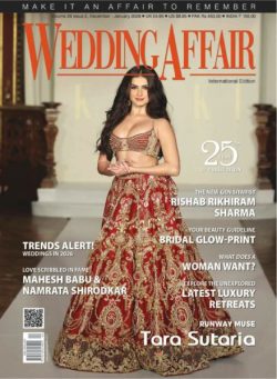 Wedding Affair Magazine – December 2025-January 2026