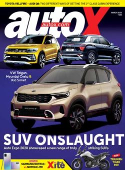 autoX – March 2020