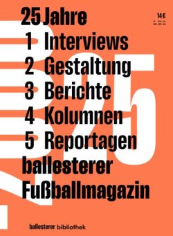 Ballesterer Magazin – Sonderheft 25 Jahre 2025