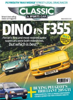 Classic & Sports Car UK – March 2026