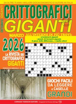 Crittografici Giganti – Marzo 2026