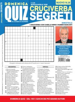Cruciverba Segreti – Marzo-Aprile 2026