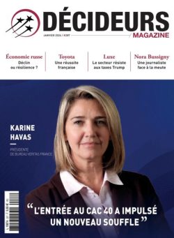 Decideurs Magazine – Janvier 2026
