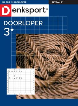 Denksport Doorloper 3 – 21 Januari 2026