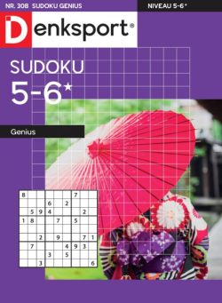 Denksport Sudoku 5-6 genius – 18 Februari 2026