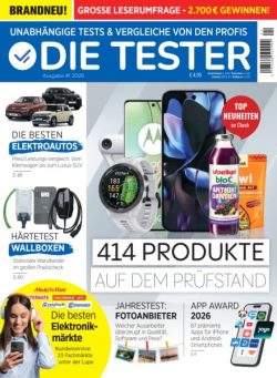 DIE TESTER Magazin – Nr 1 2026