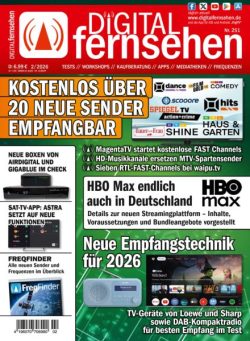 Digital Fernsehen – Ausgabe 2 2026
