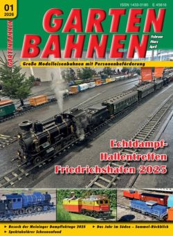 Gartenbahnen – Februar-Marz-April 2026
