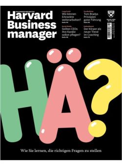 Harvard Business Manager – Oktober 2024