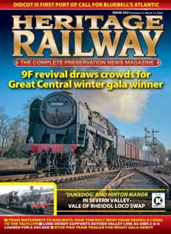 Heritage Railway – February 13 2026