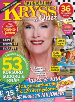 Kryss & Quiz – 16 Februari 2026