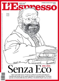 L’Espresso – 13 Febbraio 2026
