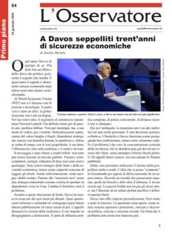L’Osservatore – 24 Gennaio 2026