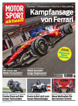 Motorsport aktuell – 3 Februar 2026