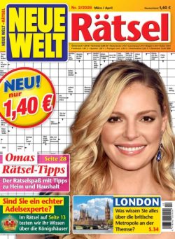 Neue Welt Ratsel – Februar 2026